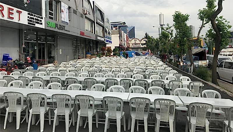 Plastik Masa Sandalye Kiralama Hizmeti